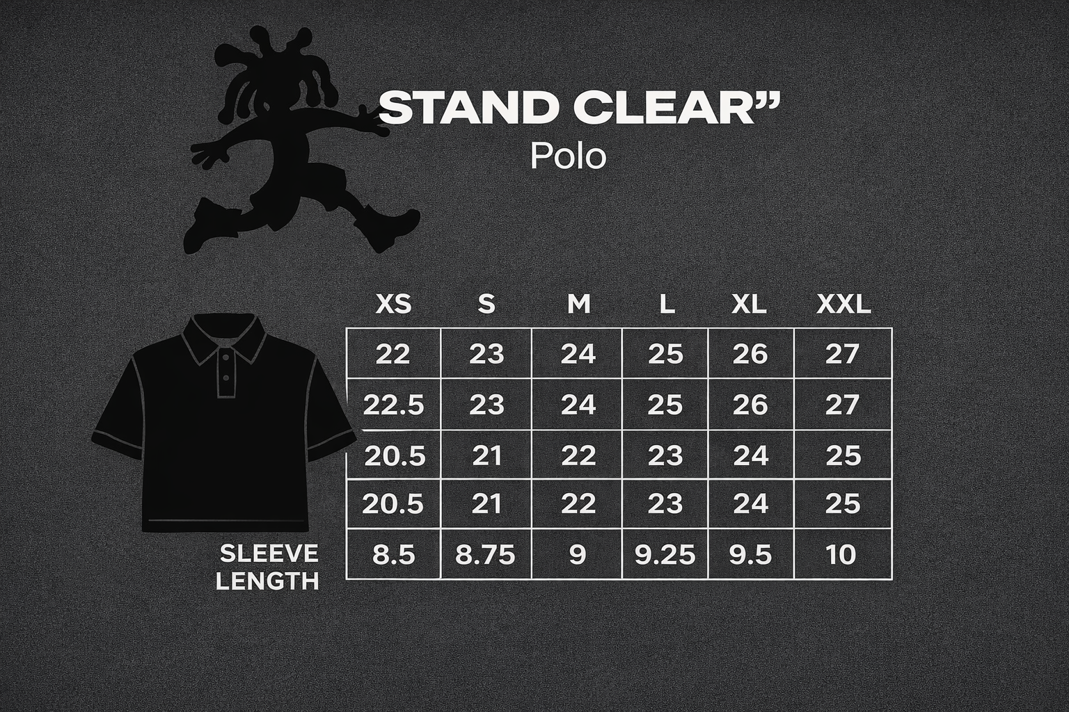 “Stand Clear” Polo Tee